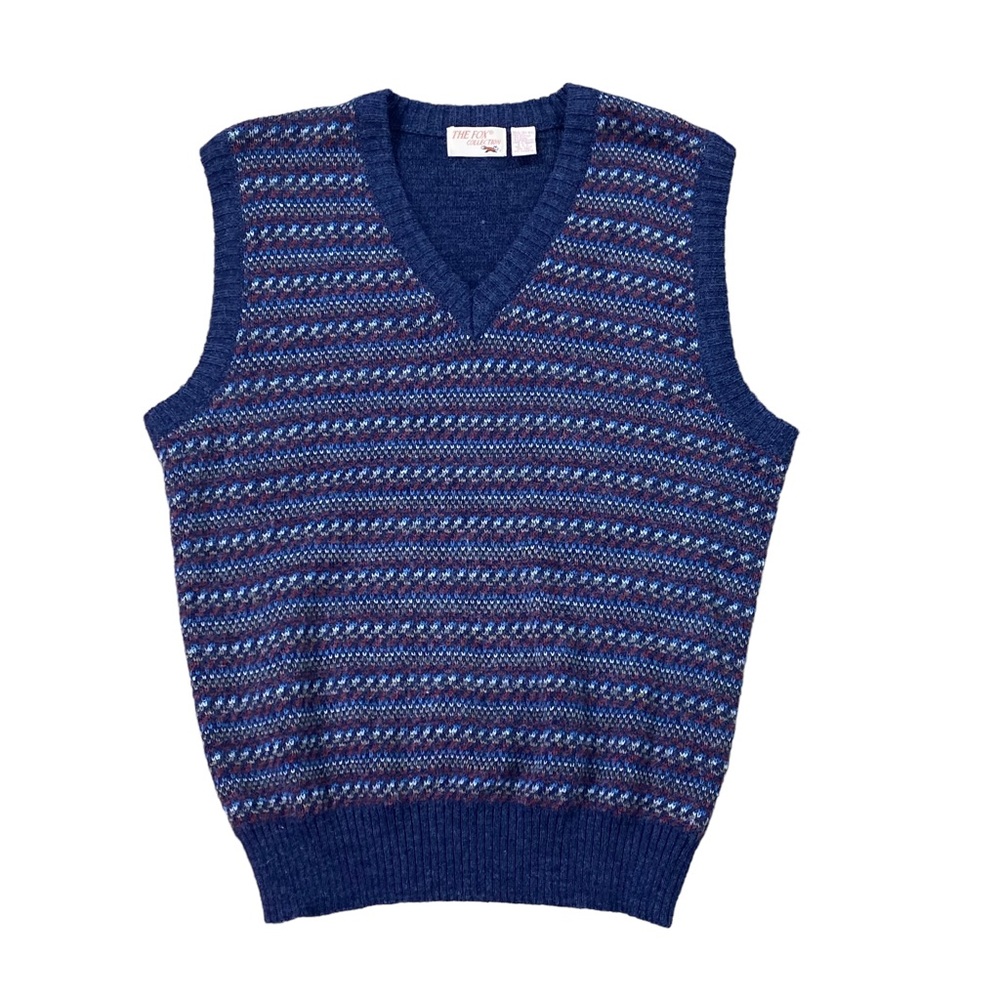 Vintage men’s v neck sweater vest size L